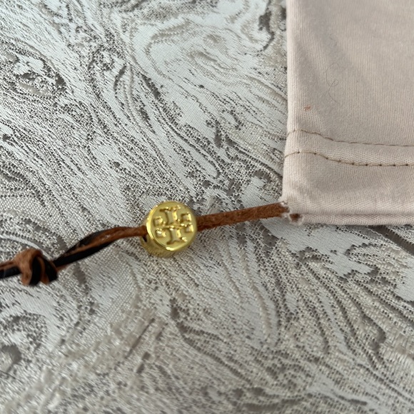 EUC Tory Burch Dust Cover and Eyeglasses Case BURNT ORANGE - Picture 3 of 6